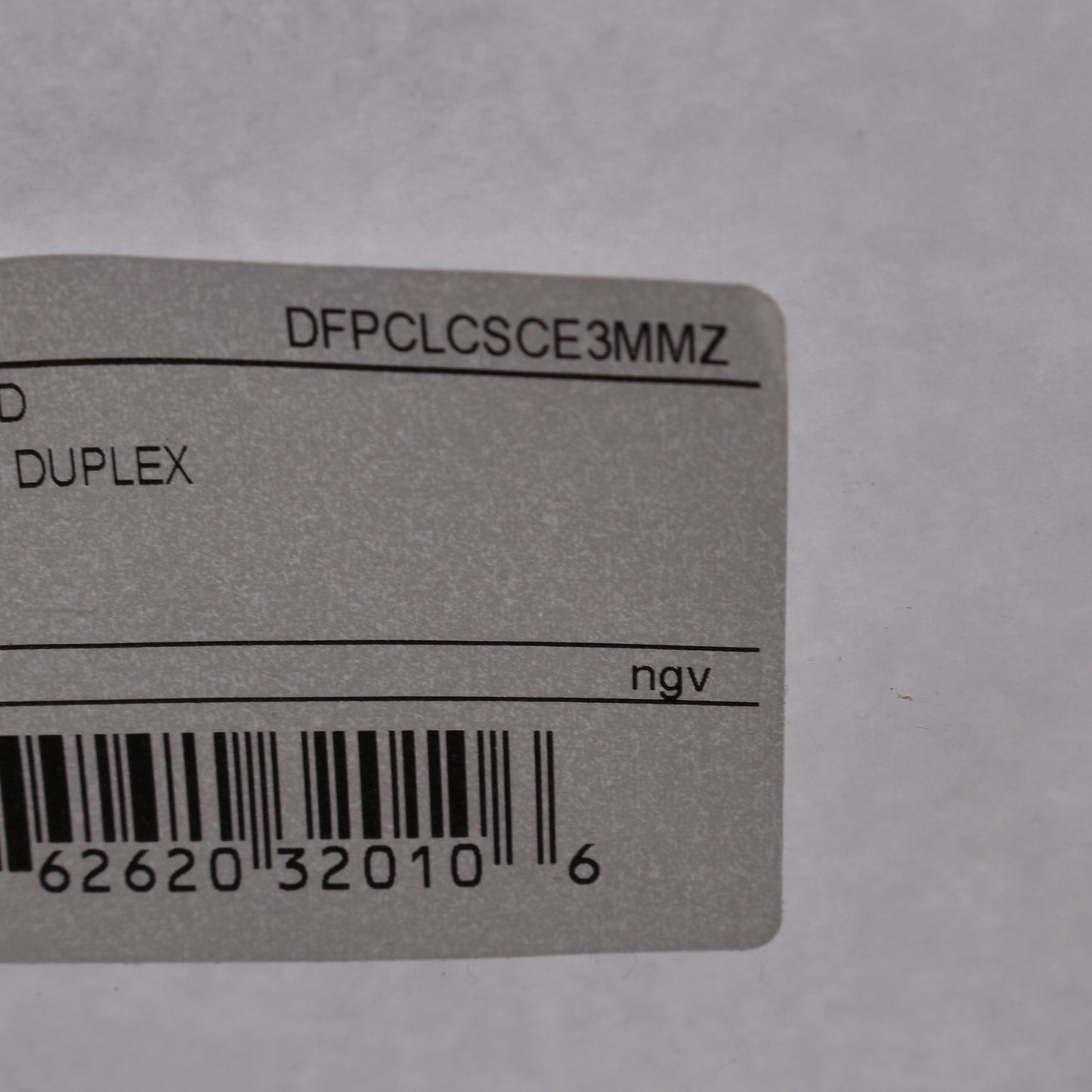 Hubbell Fiber Optic Patch Cord Cable LSZH OM3 Duplex MM LC-SC 3m DFPCLCSCE3MMZ