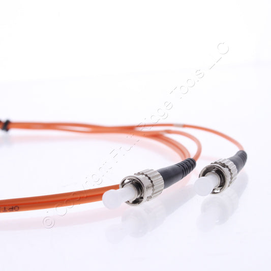 Hubbell Fiber Optic Patch Cord Plenum OM1 Cable Duplex MM MTRJ-ST 1m