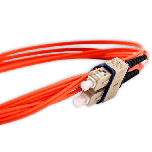 Hubbell Fiber Optic Patch Cord Plenum OM1 Cable Duplex MM SC-SC 3m DFPCSCSCC3MM