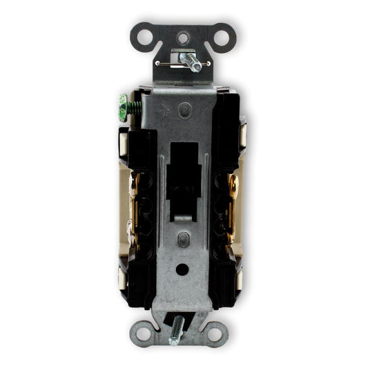 Hubbell DR20C2LA Lt Almond Commercial 20A 5-20R Decorator Outlet 2/2 Controlled