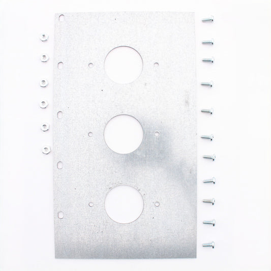 Hubbell FB10TLZ 5-Gang Mount Plate 3 1.4" Outlet Openings Fits 10-Gang Floor Box