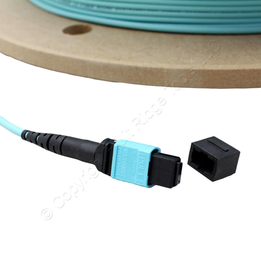 Hubbell Fiber Optic Patch Cord MTP 12-Cable Trunk Plenum Rated Type-C OM4 235FT