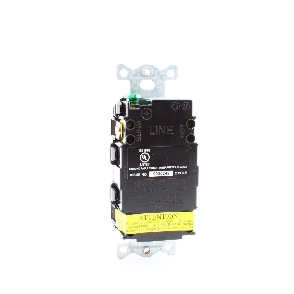 2-Pack Hubbell Black 20A Autoguard Self-Test Gfci Receptacle 5-20R GFRST20BKCF
