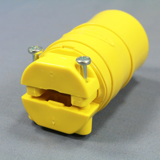 Hubbell Industrial Dust Tight Straight Blade Connector 15A NEMA 5-15R HBL1547