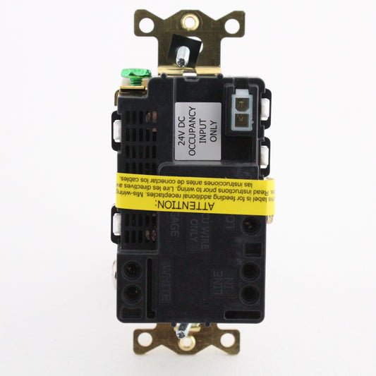 Hubbell White Hospital GR TR 1/2 Controlled Switched Receptacle 15A HBL2172LC1W