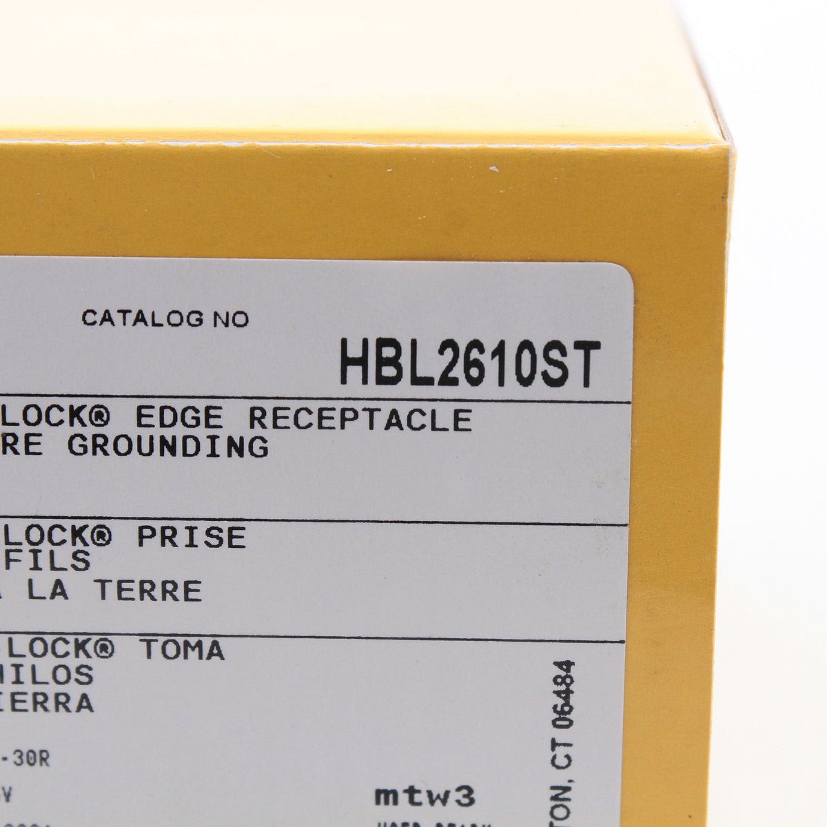 Hubbell EdgeConnect HBL2610ST 30A Twist Locking Receptacle Outlet L5-30R 125V
