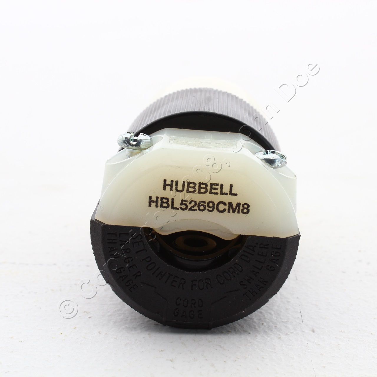 Hubbell Bryant Insulgrip Straight Blade Connector Nema 5-15R 15A 125V HBL5269CM8