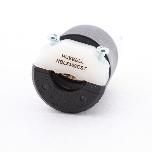 Hubbell HBL5369CST Straight Blade Plug Connector 20A 125V NEMA 5-20R EdgeConnect