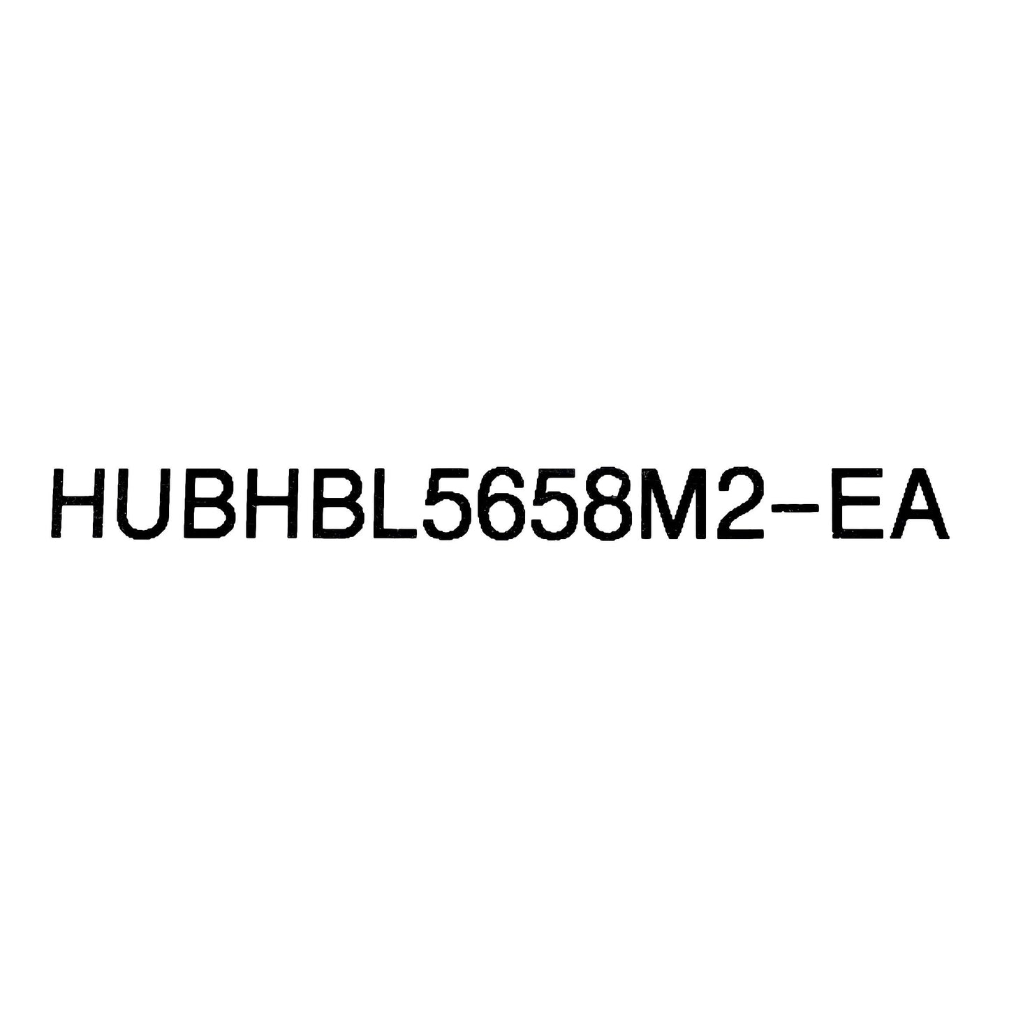 Hubbell Straight Blade Short Strap Receptacle Outlet 15A 250V Nema 6-15R HBL5658