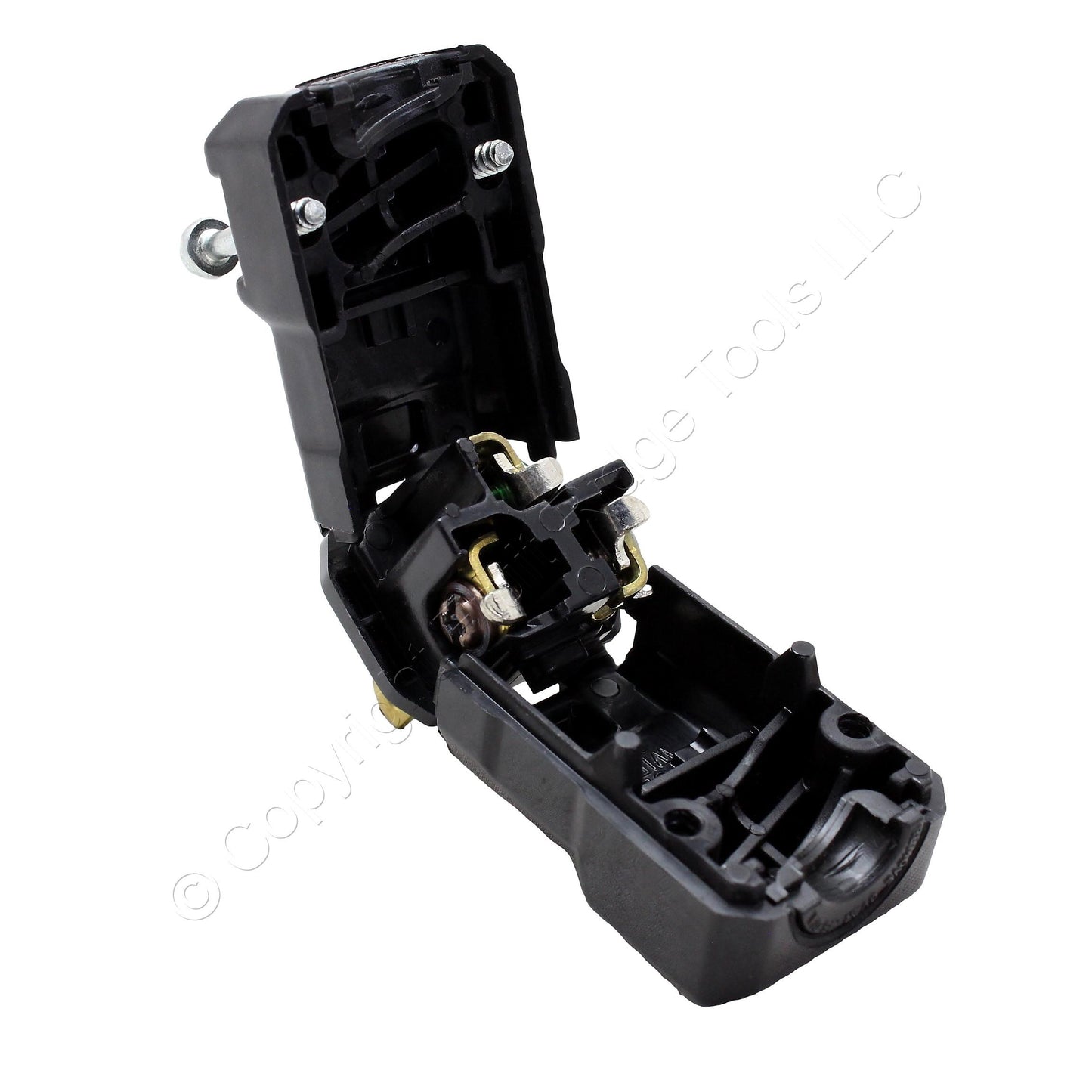 Hubbell 8115VBK Black Hospital Grade Straight Blade Plug Valise 5-15R 15A 125V