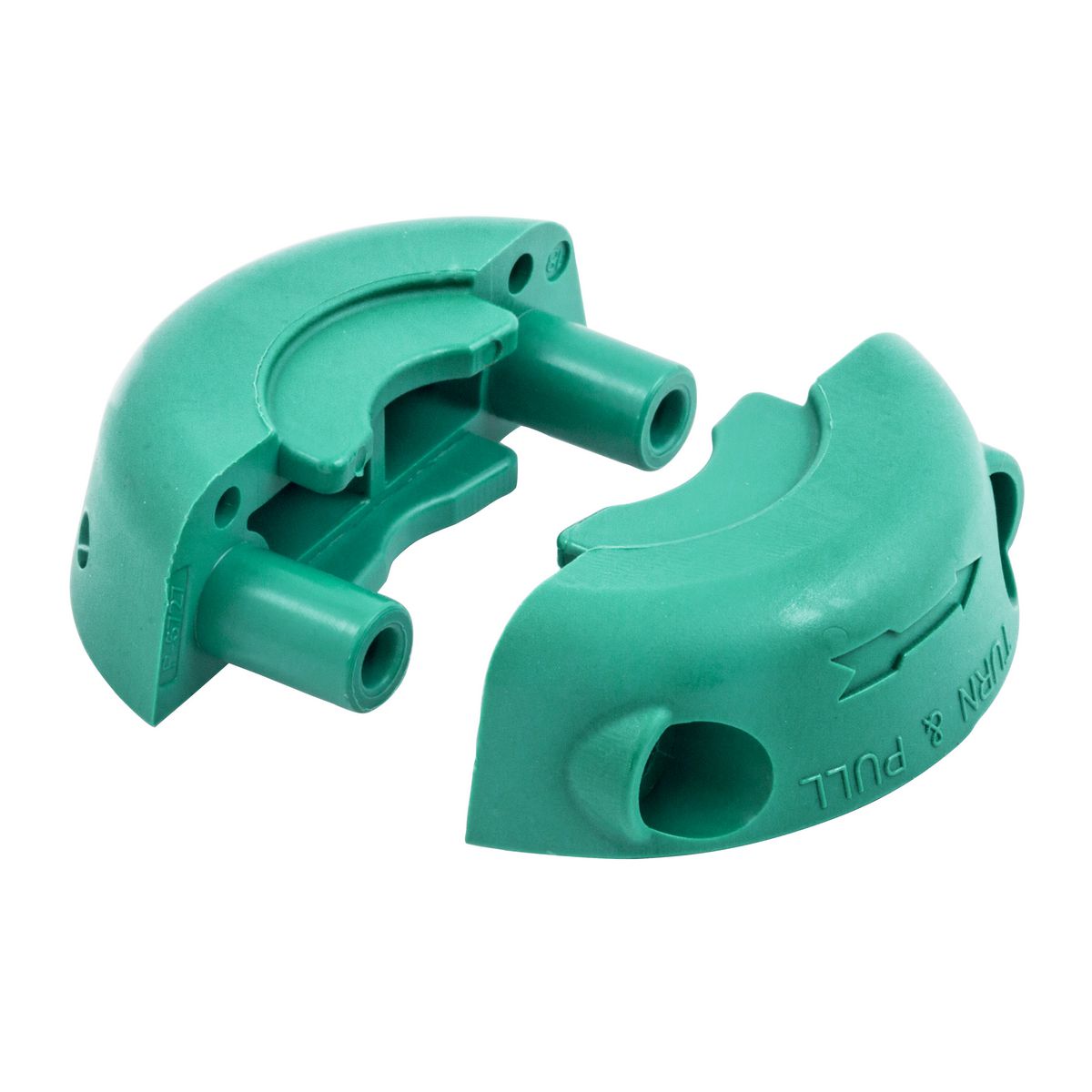 10 Hubbell Teal Cord Clamps for 3-Wire Twist Lock Plugs/Connectors HBLTL2CCTL