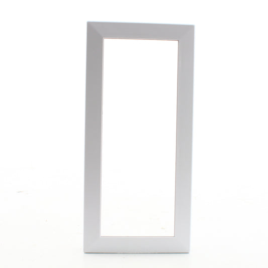 Hubbell HBLTRIM6WWA White 6-Gang Custom Plastic Standard Wallplate Cover 10-pack