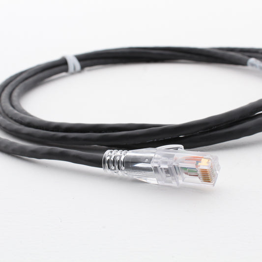 Hubbell HC5EBK07 Cat5e Black 7ft Patch Cord Ethernet Cable Data Center Network