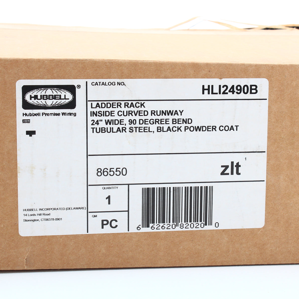 Hubbell HLI2490B 24" Cable Ladder Rack Wire Nextframe Patch Cord Management Tray