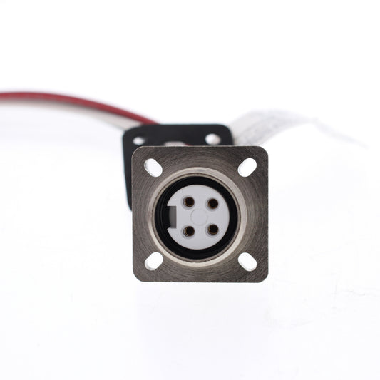 Hubbell Mini-Quick Flanged Female Receptacle 3P4W Quick-Connect 16AWG HRMF04506
