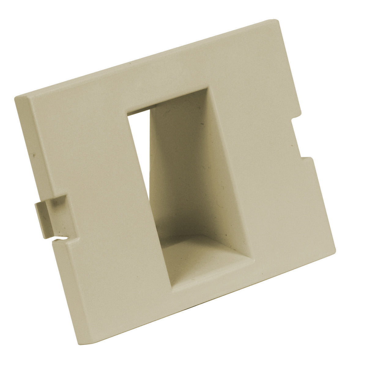 Hubbell IM1IA15EI Ivory iStation Module 1-Port Recessed Wallplate Keystone Cover