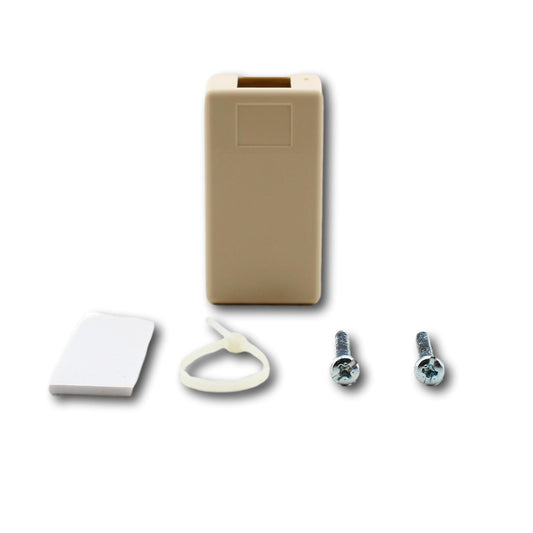 50 Hubbell "Telco Ivory" 1-Port Data Keystone Housings Surface Mount Box ISB1TI