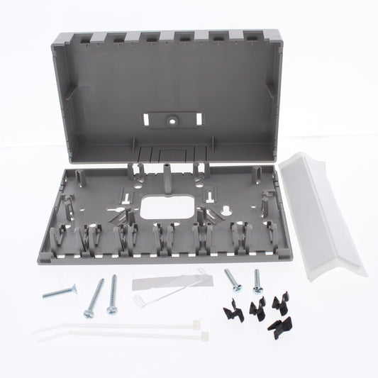 Hubbell Gray 6-Port Data Voice Media Keystone Housing Surface Mount Box ISB6GY