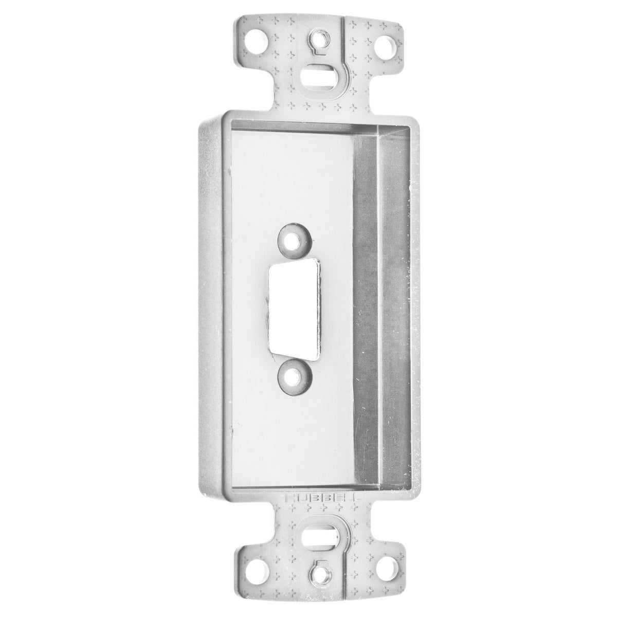 Hubbell ISFBR15OW Recessed VGA Decorator Frame Office White Wallplate Cover