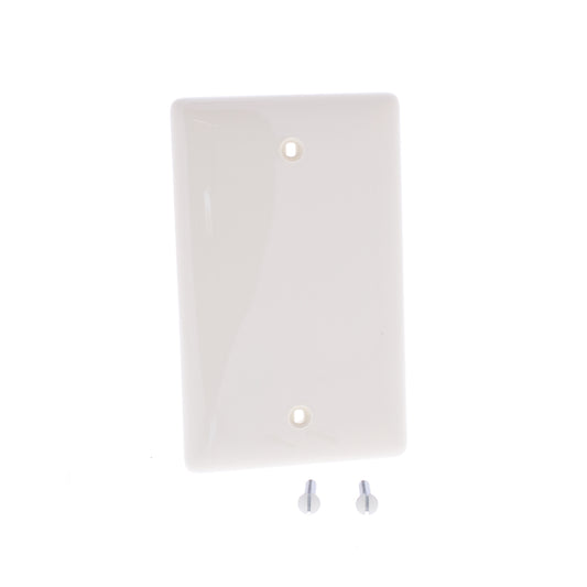 Hubbell NP13OW Office White 1-Gang Blank Standard Wallplate Cover Box Mount 25pc