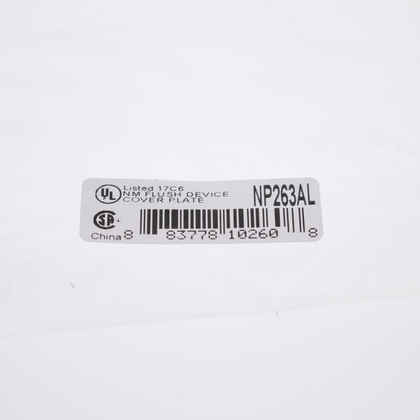Hubbell NP263AL Almond 3-Gang Decorator GFI Unbreakable Standard Wallplate Cover