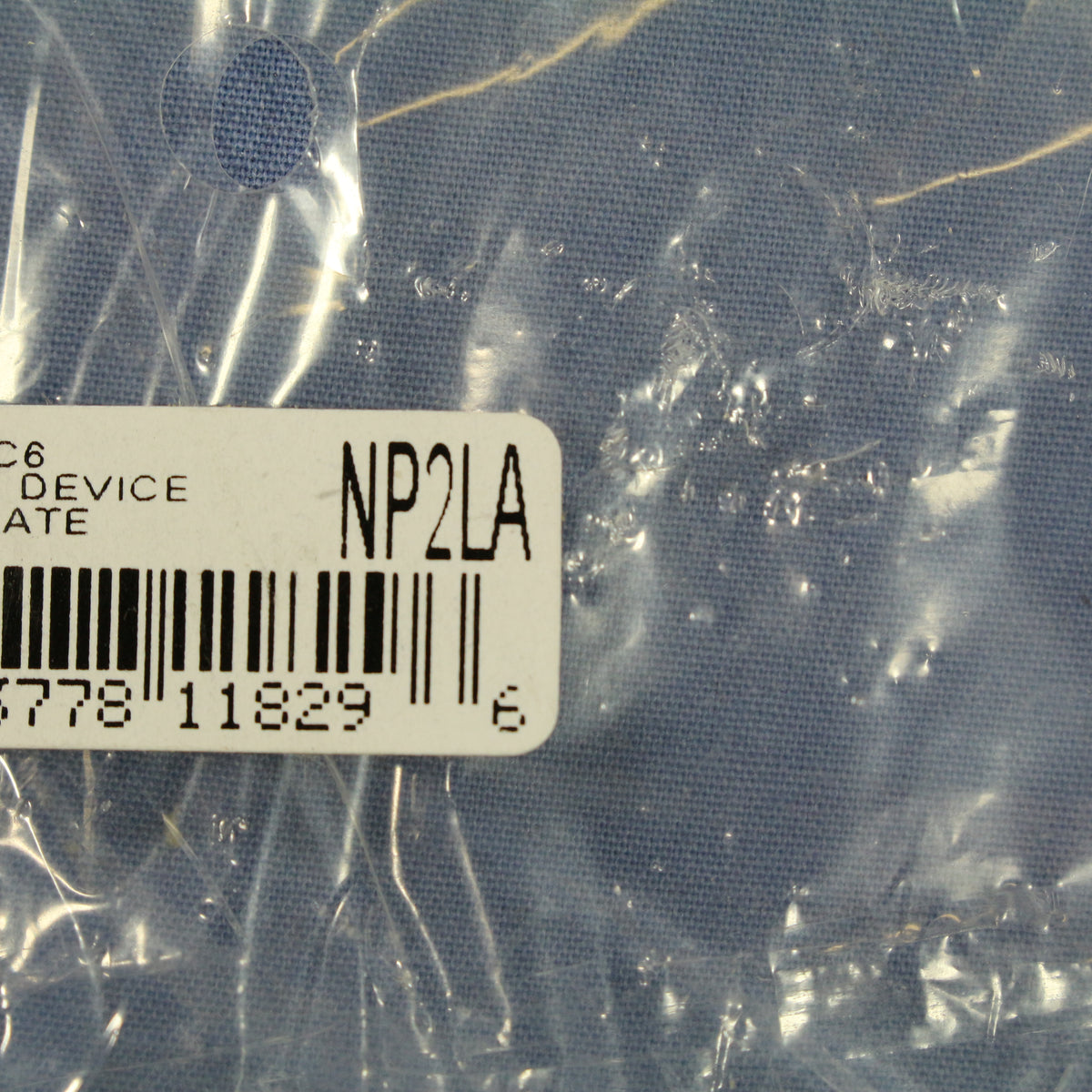 Hubbell NP2LA Light Almond 2-Gang Toggle Unbreakable Standard Wallplate Cover