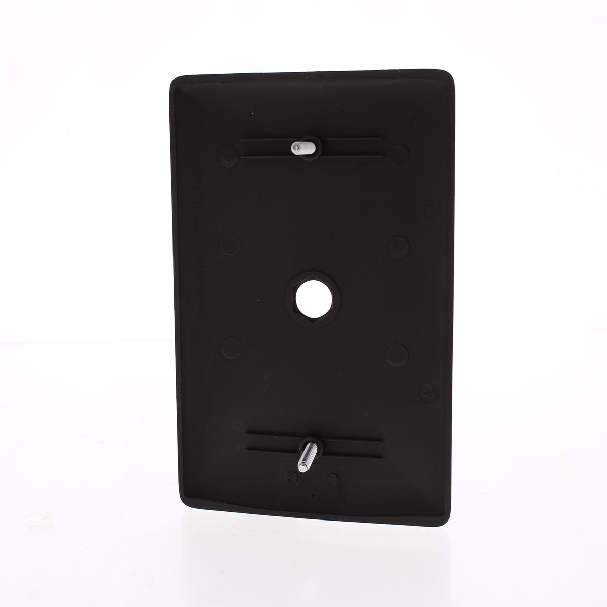 Hubbell NPJ11 Brown 1-Gang Phone .406" Unbreakable Wallplate Cover Box Mount 2pc