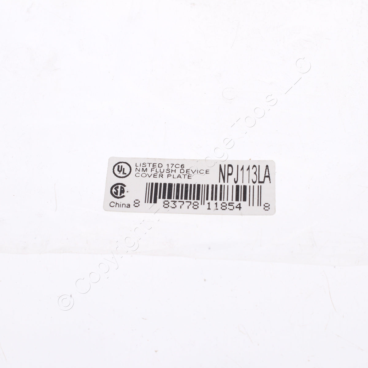 Hubbell Lt Almond Mid-size Unbreakable 2-G Blank Switch Cover Wallplate NPJ113LA