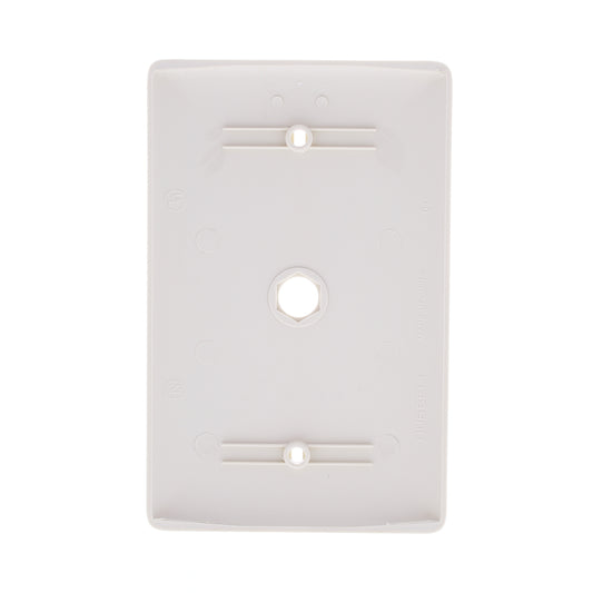 Hubbell NPJ11LA Light Almond 1-Gang Phone .406" Nylon Mid-Size Cover Box Mount