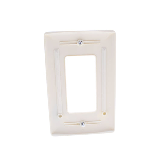 Hubbell NPJ26OW Office White 1-Gang 1-Gang Unbreakable Mid-Size Wallplate Cover