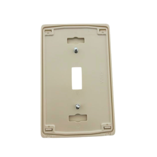 Hubbell NPS1LAZ Lt Almond 1-Gang Toggle Unbreakable Midsize Screwless Wallplate