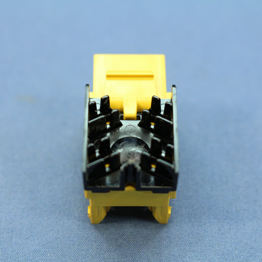 Hubbell NetSelect Yellow Universal A/B Cat5e Voice Data Jack 8-Position NSJ5EY