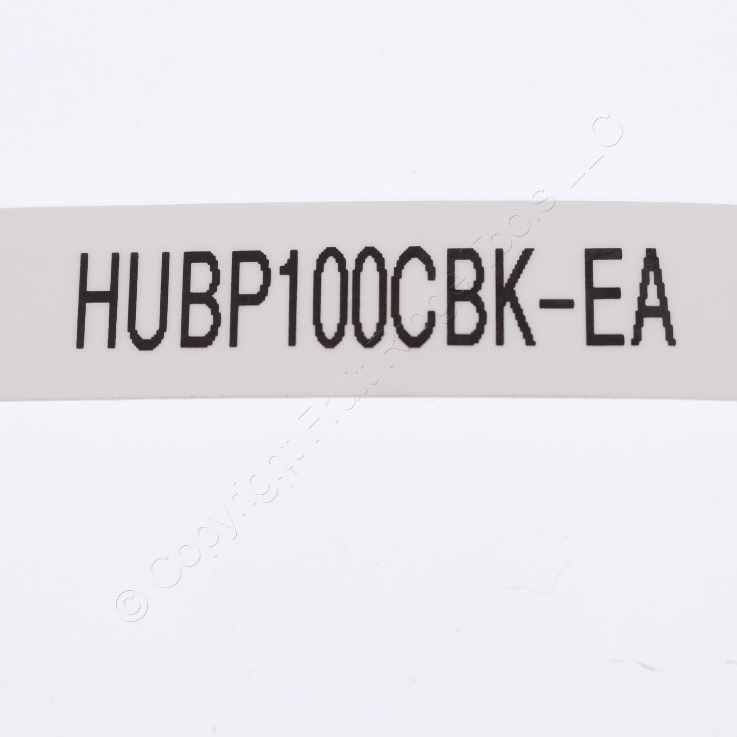 Hubbell 1" Liquidtight Connector Male Straight Non-Metallic PolyTuff P100CBK