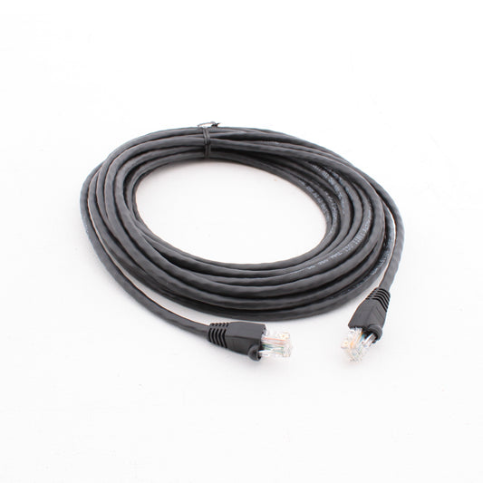 Hubbell PCX5EBK25 Cat5e Black 25ft Ethernet Patch Cord Cable Data Center Network