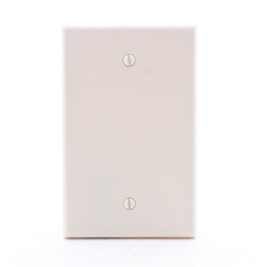Hubbell PJ13LA Light Almond Unbreakable Mid-Size Cover 1-Gang Blank Box Mount