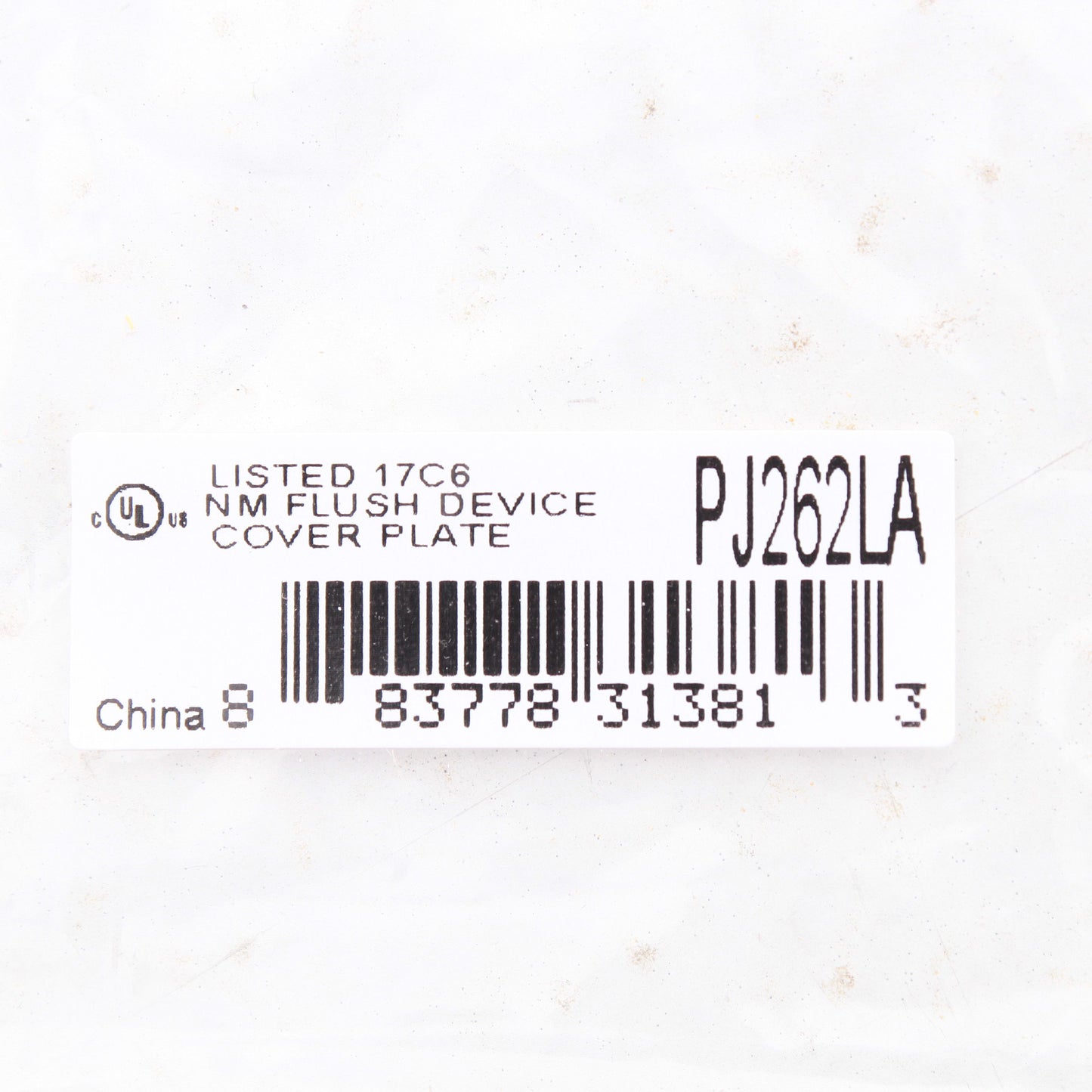 Hubbell PJ262LA Light Almond 2-Gang Unbreakable Decorator Switch Mid-Size Cover