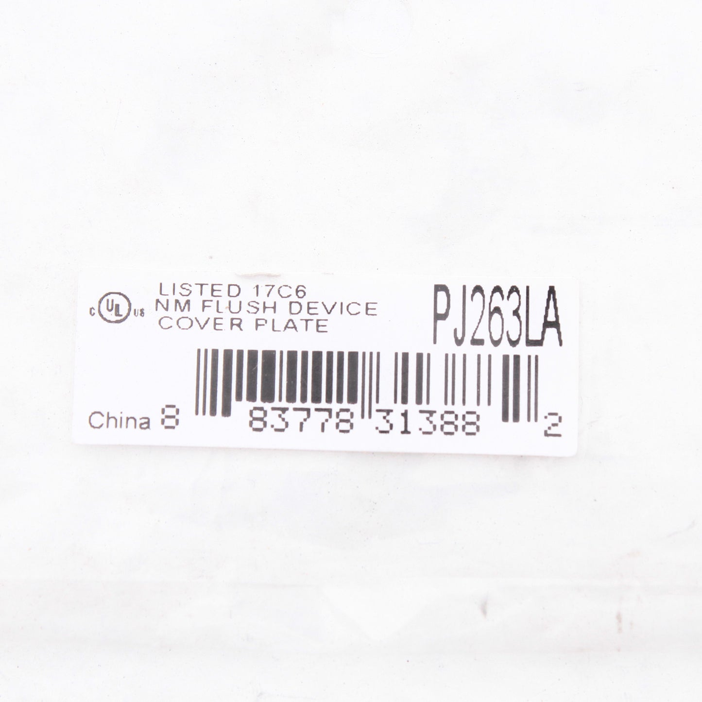 Hubbell PJ263LA Light Almond 3-Gang Nylon Decorator Switch Mid-Size GFCI Covers
