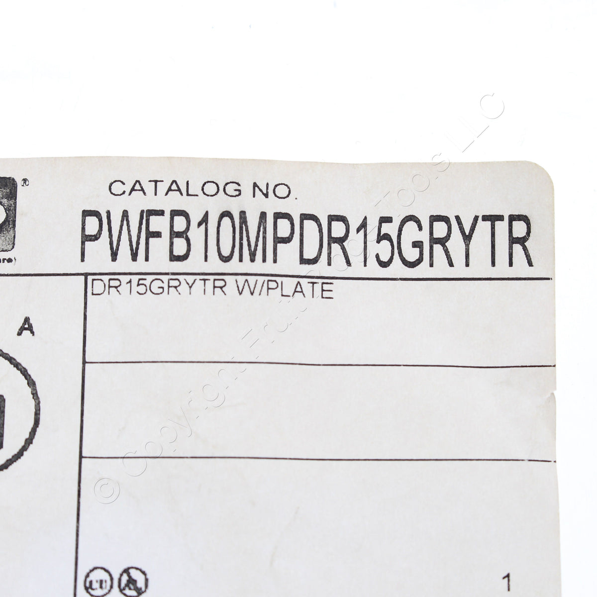 Hubbell SystemOne Gray Tamper Resistant Decorator Receptacle 15A PWFB10MPCR15GRY