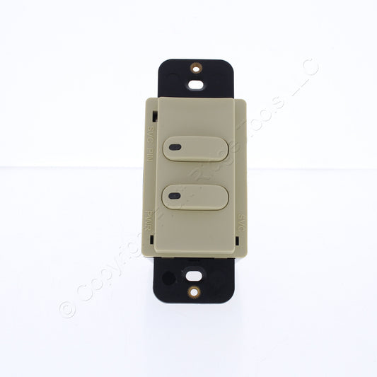 Hubbell RCS2I Ivory LoadLogic Smart Switch for Controller 2-Button w/Pilot Light