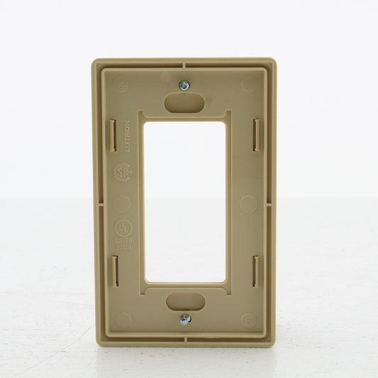 Hubbell RCW1I Ivory 1-Gang Decorator Unbreakable Nylon Standard Wallplate Cover