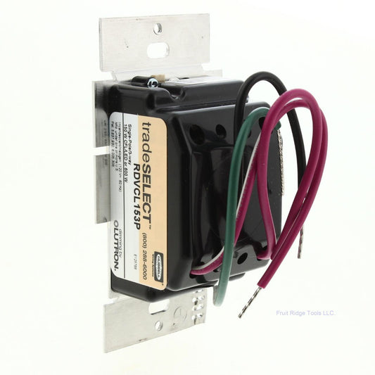 Hubbell RDVCL153PI Ivory CFL/LED Decorator Rocker Light Dimmer Switch 3-Way 150W