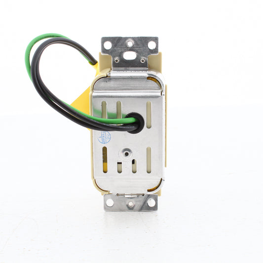 Hubbell RMS120ILI Ivory PIR Vacancy Sensor Wall Switch w/Dimming & Nightlight