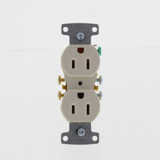 10 Hubbell Lt Almond Residential Duplex Receptacle Outlets 5-15R 15A 125V RR15LA