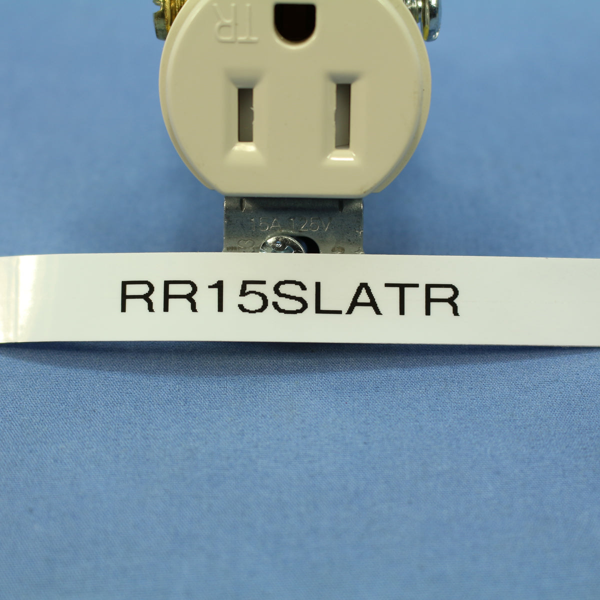 Hubbell Light Almond Tamper Resistant Duplex Receptacle 5-15R 15A Bulk RR15SLATR
