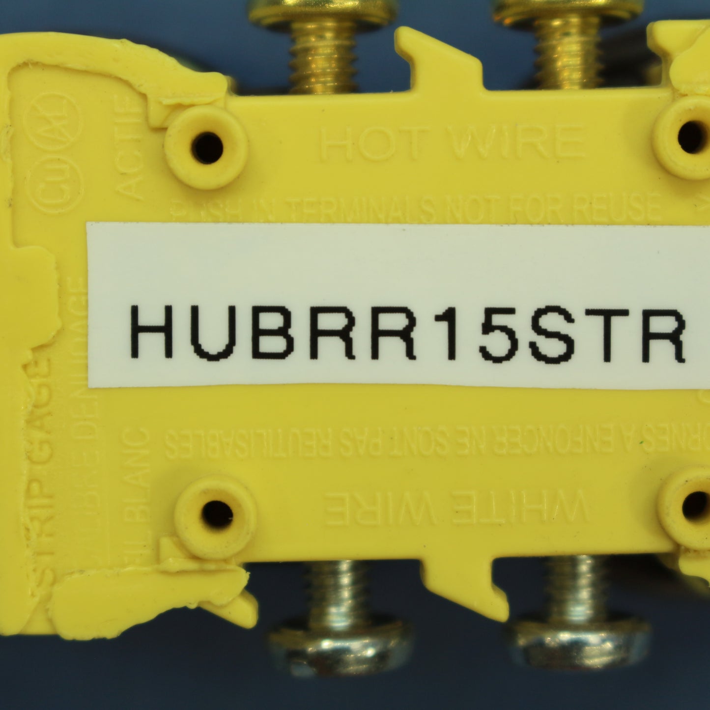 Hubbell Brown Tamper Resistant Duplex Receptacle Outlet 5-15R 15A Bulk RR15STR