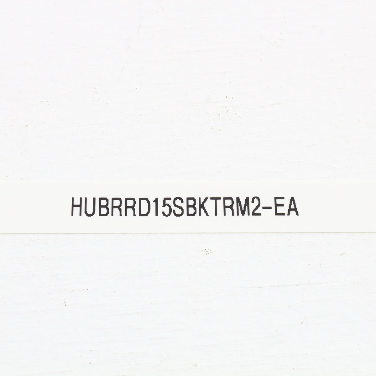 Hubbell Black Tamper Resistant Decorator Receptacle 15A Earless RRD15SBKTRM2