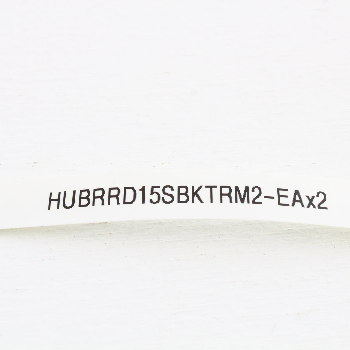 Hubbell RRD15SBKTRM2 Black Tamper Resistant 15A Decorator Receptacle Earless 2pk