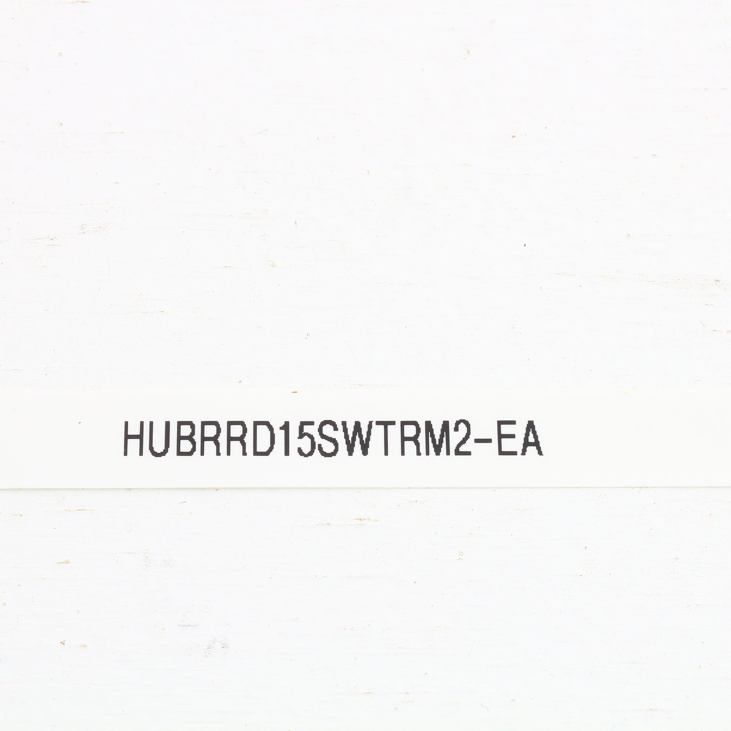Hubbell White Tamper Resistant Decorator PANEL Receptacle 15A Earless
