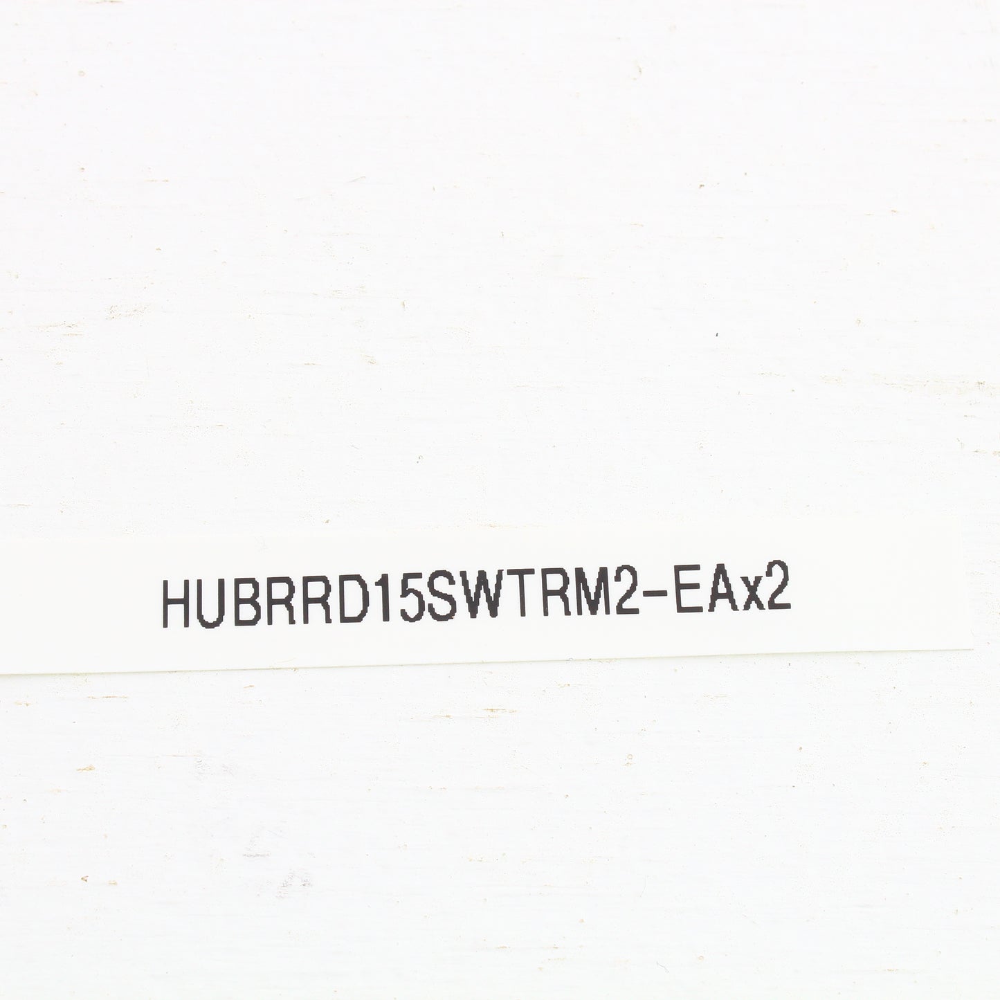 2 Hubbell White Tamper Resistant Decorator PANEL Receptacles 15A Earless