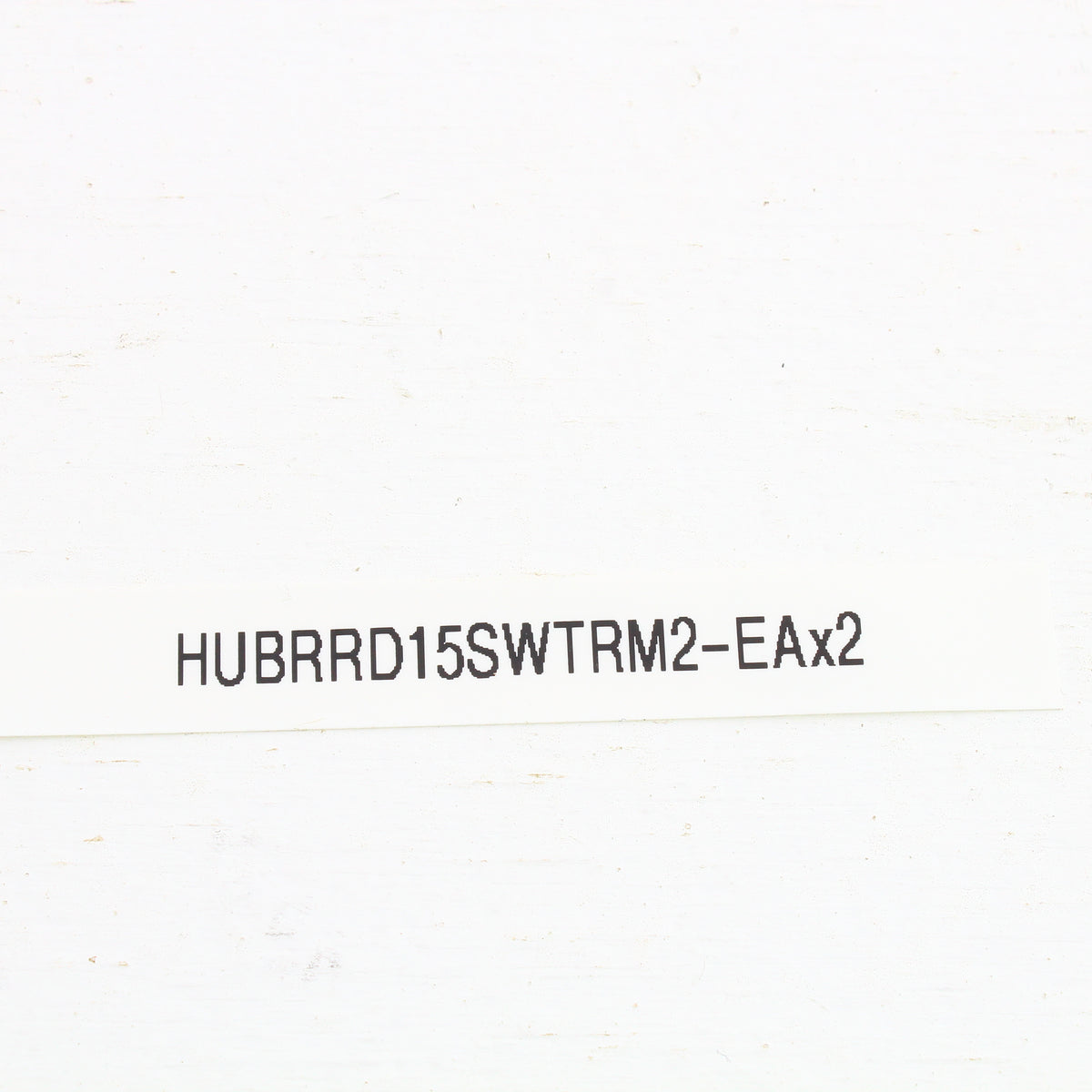 2 Hubbell White Tamper Resistant Decorator PANEL Receptacles 15A Earless